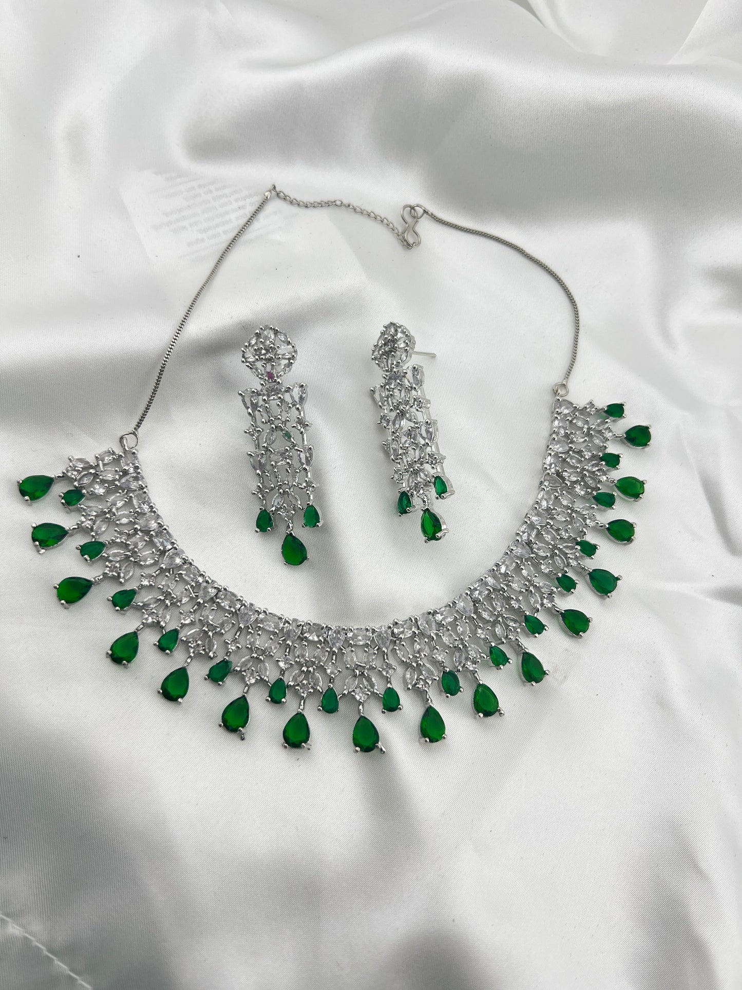 Ethnic Double layered Necklace Earring and Ring Set